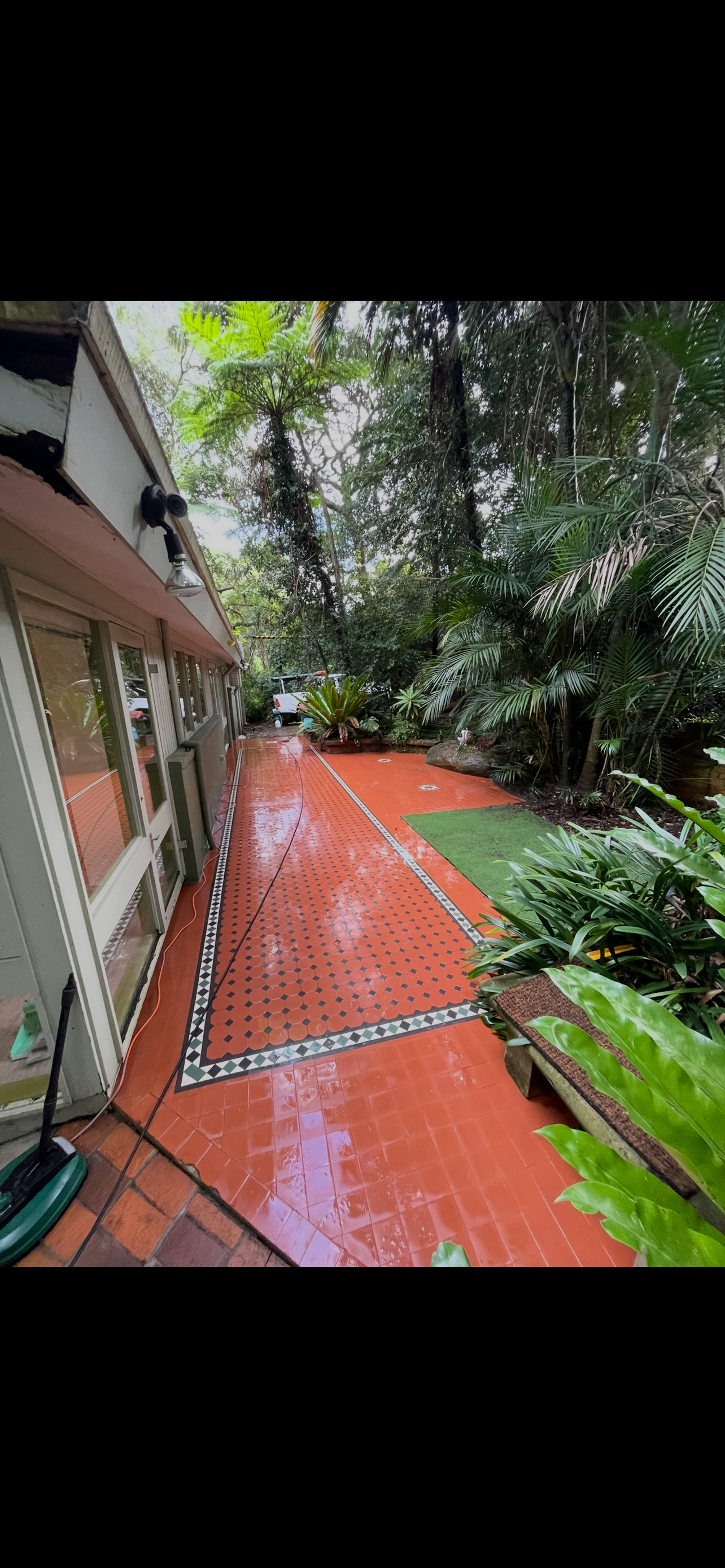 After: Paving wash